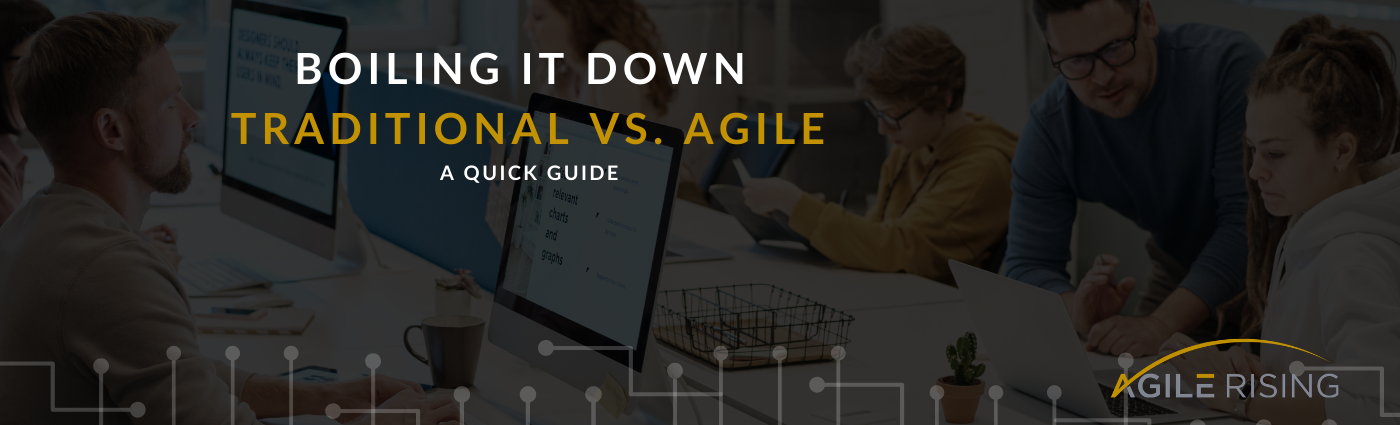 Boiling it down: Traditional vs. Agile