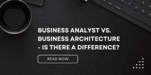 Business Analyst vs. Business Architecture - Is There A Difference?
